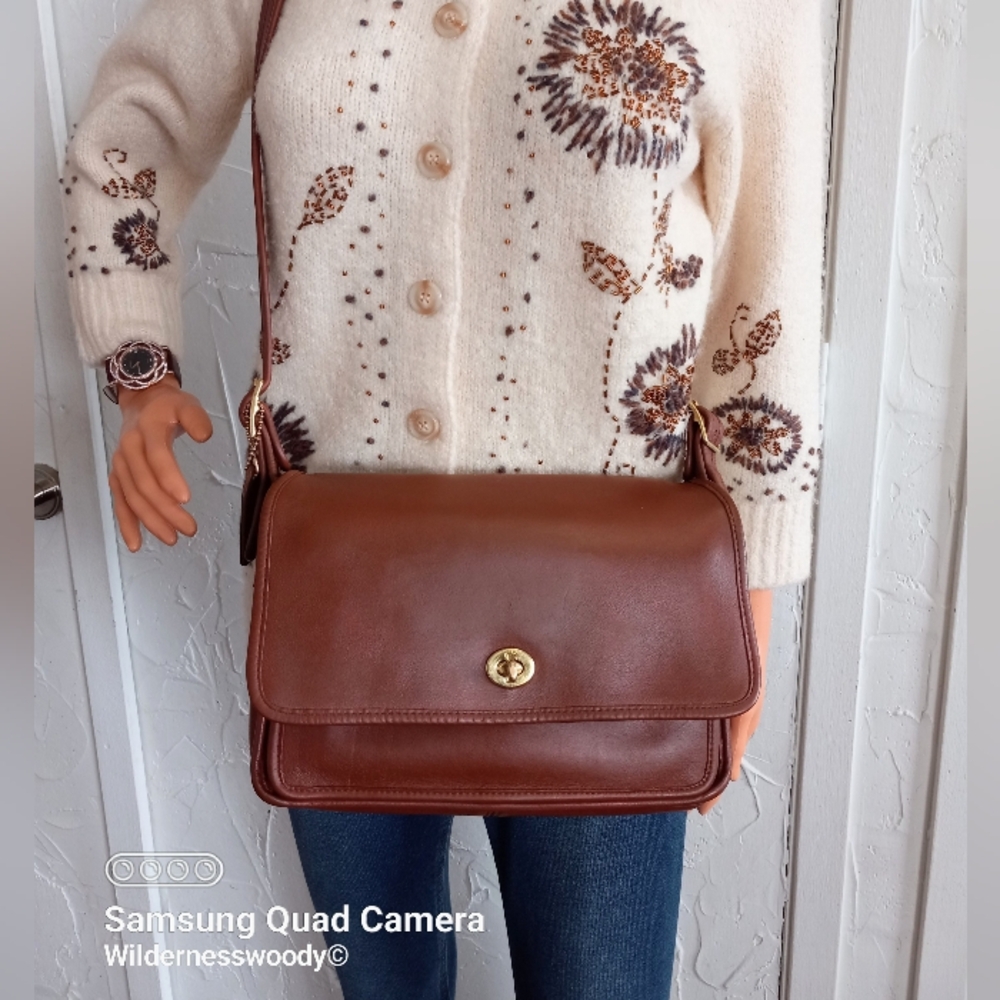 Coach "Pre-Rambler, 1970s-1980s Vintage Crossbody Bag
